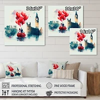 Loving Couple Spending Time Outdoors IV Wall Art