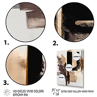 Warm Watercolor Abstract I Wall Art