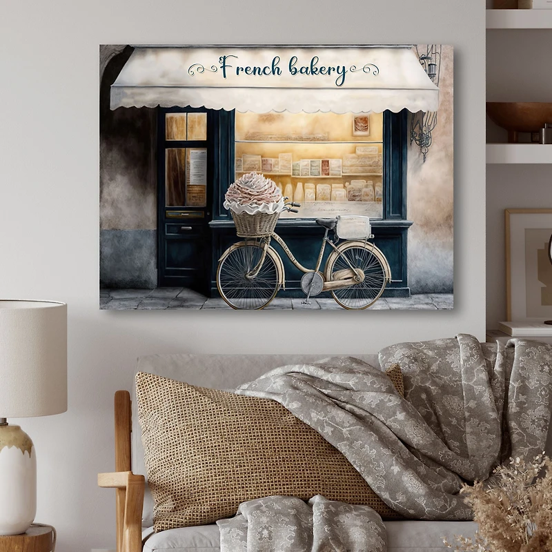 Bicycle Front A French Bakery IV Wall Art
