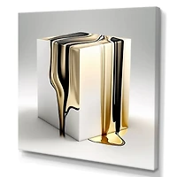 Black And Gold Cubic Expression I Wall Art