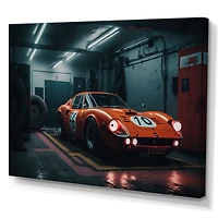 Orange Exotic Car Photography Wall Art