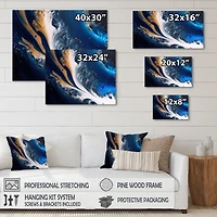 Ice Paint Splash VI Wall Art