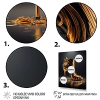 Golden Mechanic High Heel Wall Art