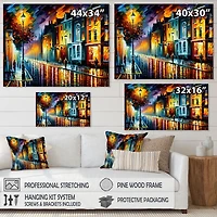 Colorful City Vibrant Radiant Wall Art