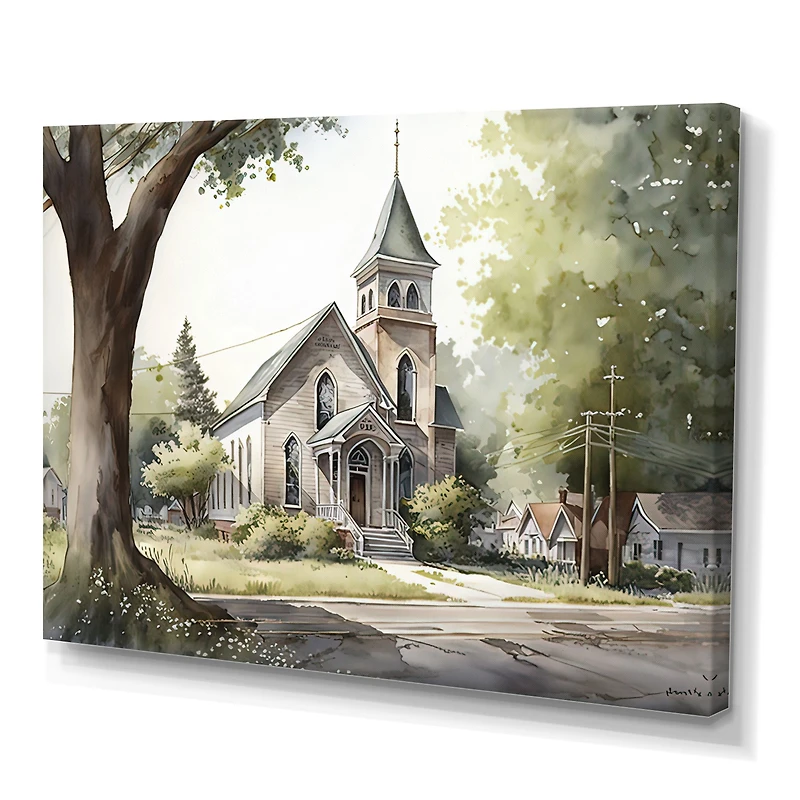 Monochome Yellow And Grey Farm Wall Art