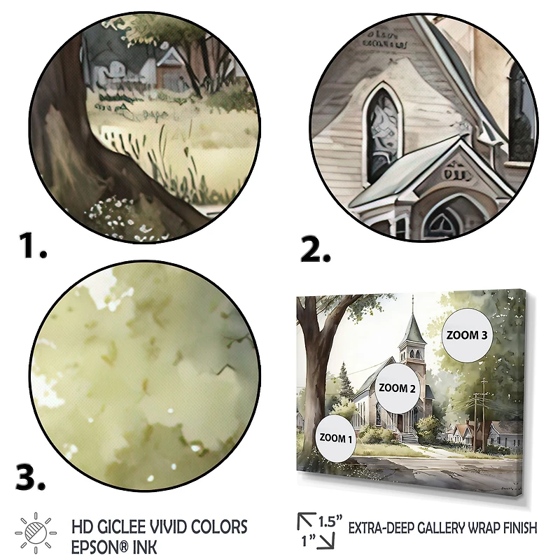 Monochome Yellow And Grey Farm Wall Art