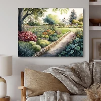 Fresh Garden At The Cottage Wall Art