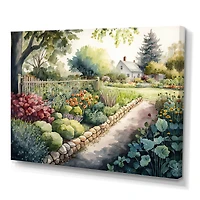 Fresh Garden At The Cottage Wall Art