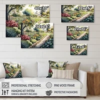 Fresh Garden At The Cottage Wall Art