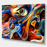 Abstract Music and Rhythm  Canvas Art Print