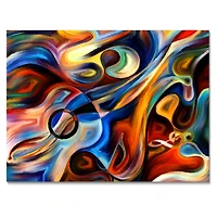 Abstract Music and Rhythm  Canvas Art Print