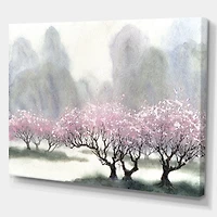 Flowering Trees at Spring  Canvas Print