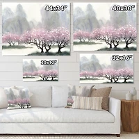 Flowering Trees at Spring  Canvas Print