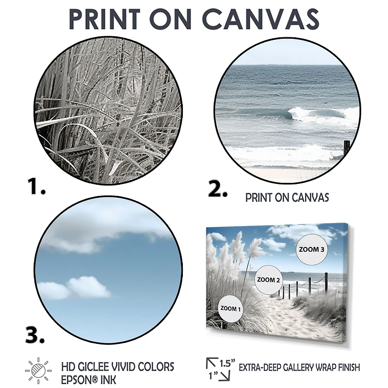 Seaside Dreams Path – Tranquil Coastal Landscape