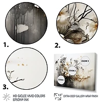 Fusion florale rustique « Bohemian Earth Collage »