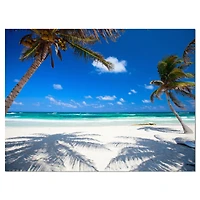Coconut Palms at Beach Wall Art