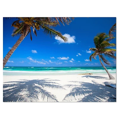 Coconut Palms at Beach Wall Art