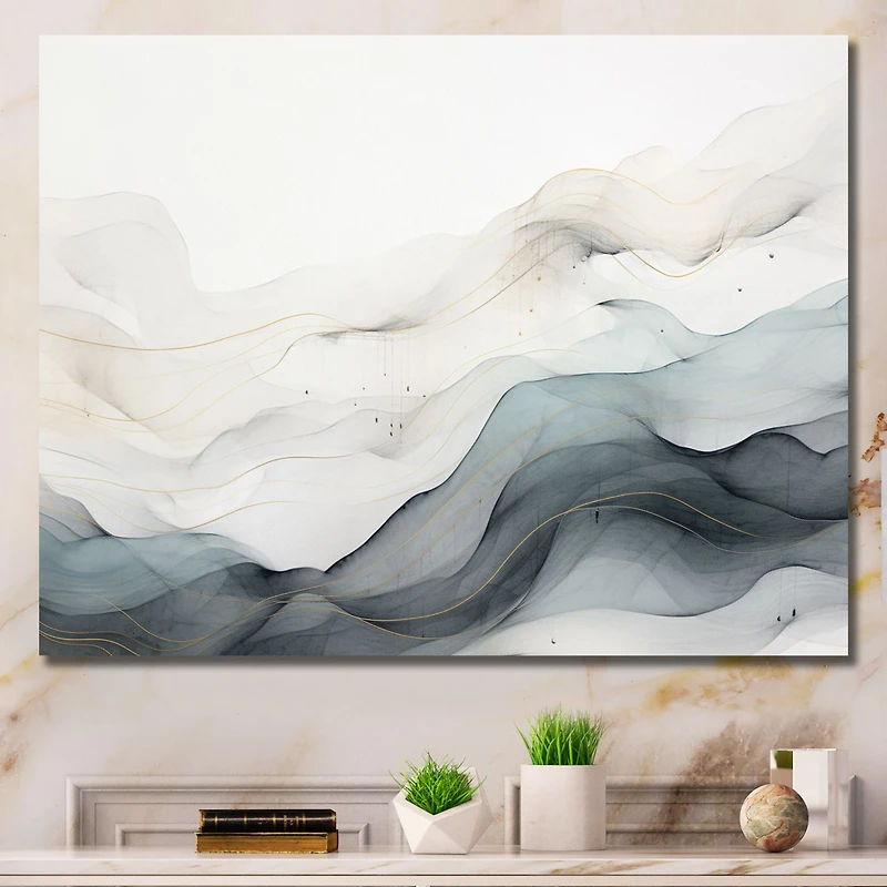 Blue and Grey Linework – Conceptual Modern Abstract