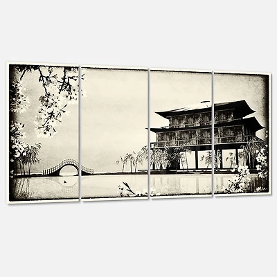 Chinese Ink Painting  Canvas Wall Art