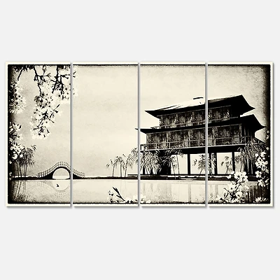 Chinese Ink Painting Canvas Wall Art