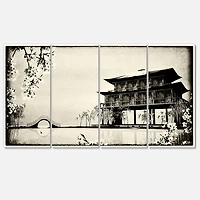 Chinese Ink Painting  Canvas Wall Art