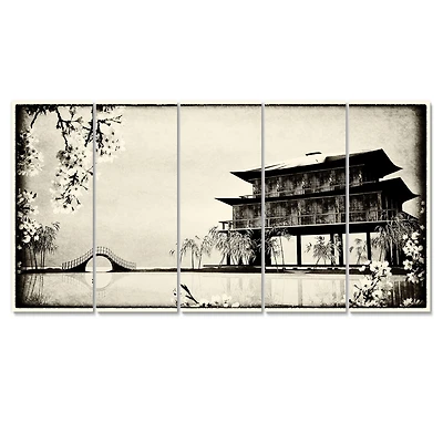 Chinese Ink Painting  Canvas Wall Art