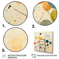 Art abstrait moderne beige « Mid-Century Minimalism »