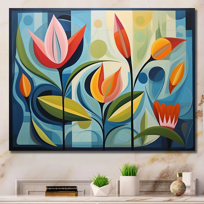 Green Mid-Century Nature – Retro Modern Botanical Style