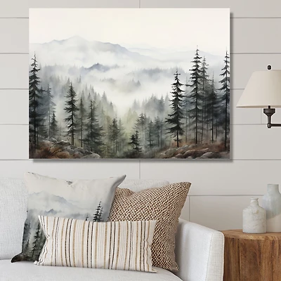 Pine Mist Mountain – Serene Nature Landscape