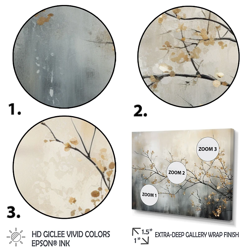 Scène forestière onirique monochrome « Ethereal Monochrome Trees »