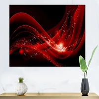Dark Red Vector  Canvas Art print
