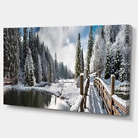 Winter Morning Panorama  Wall Art
