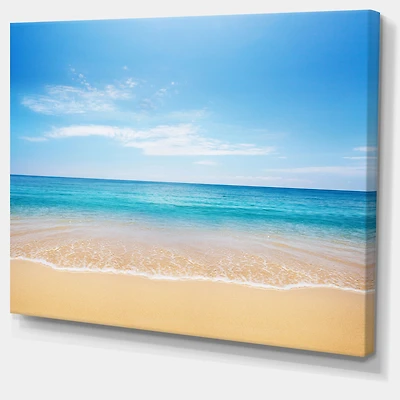 Toile « Calm Blue Sea and Sky »