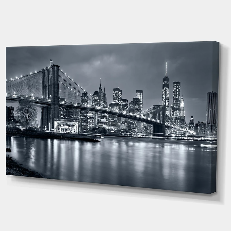 Toile imprimée « Panorama New York City at Night »