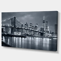 Toile imprimée « Panorama New York City at Night »