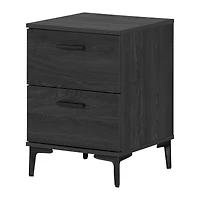 Musano 2-Drawer Nightstand with Metal Legs
