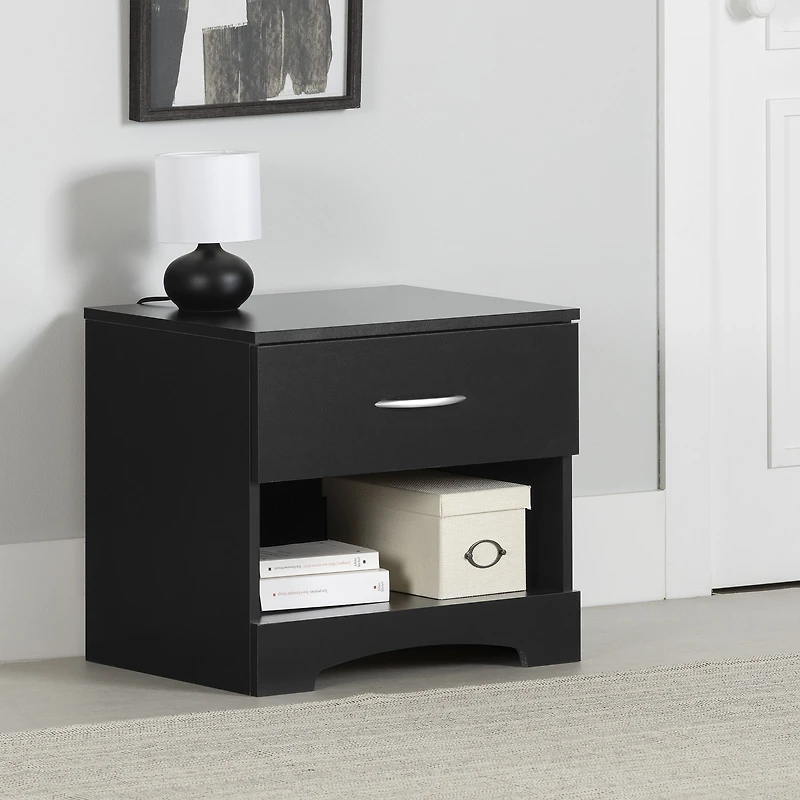 Step One 1-Drawer Nightstand With Storage