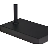 Lampe de table Townshed en acier couleur poudre noire