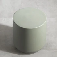 Dalya Round Outdoor Side Table Sage Green by South Shore Furniture
