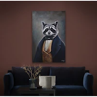 Art mural charbon Tribec sur toile sans cadre