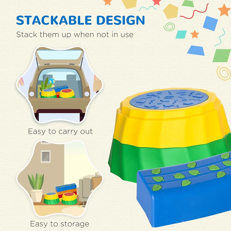 Poutre d’équilibre pour enfants – 8 pièces