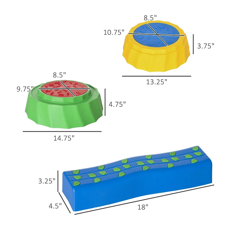 8-Piece Kids Balance Beam