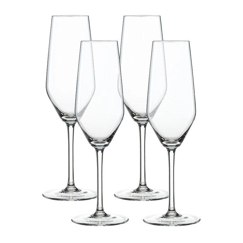 Style Set of 4 Champagne Flutes by Spiegelau