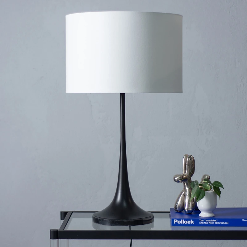 Lampe de Table Salvora en fer noir