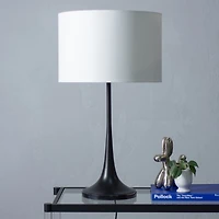 Lampe de Table Salvora en fer noir
