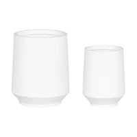 Lot de 2 cache-pots Dalya - Blanc