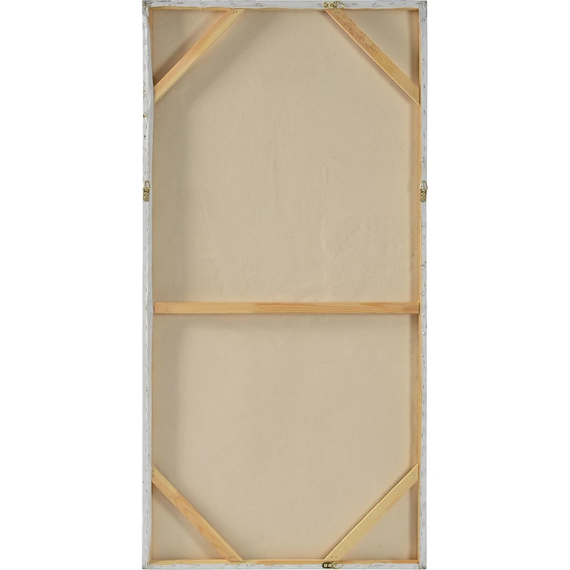 Art mural gris Yaffa sur toile sans cadre