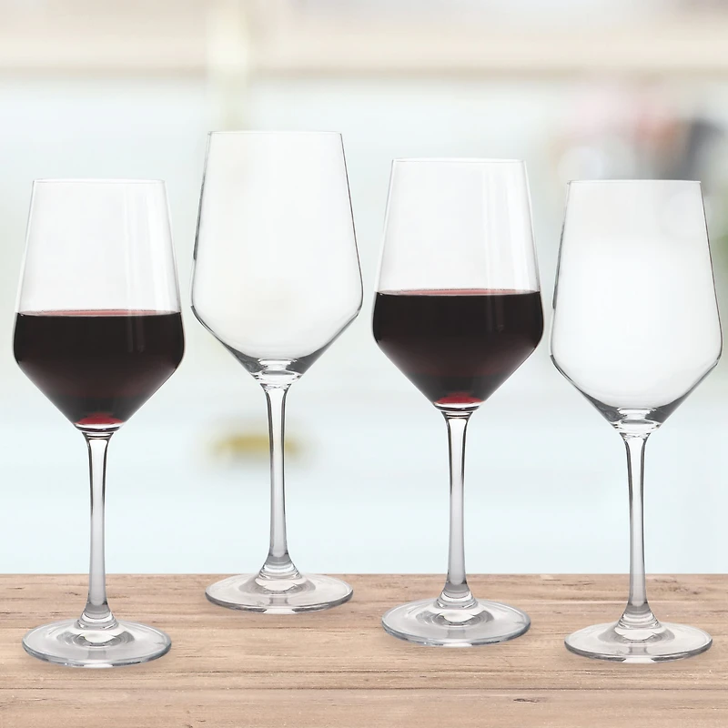 S&Co Bolero Red Wine Glasses, Set of 4 