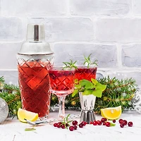 Ensemble mélangeur à cocktail en verre