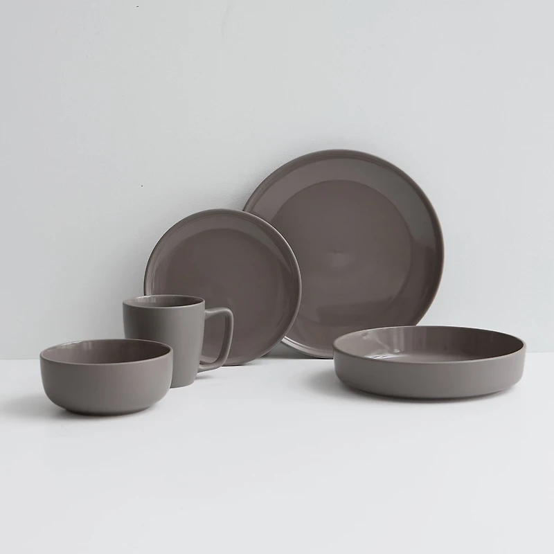 S&Co Gaia Salad Plates, Set of 4 - Taupe